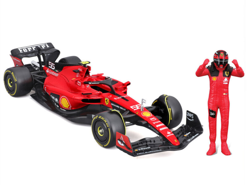 Bburago Ferrari Scuderia SF-23 1:24 (2023) #55 Carlos Sainz